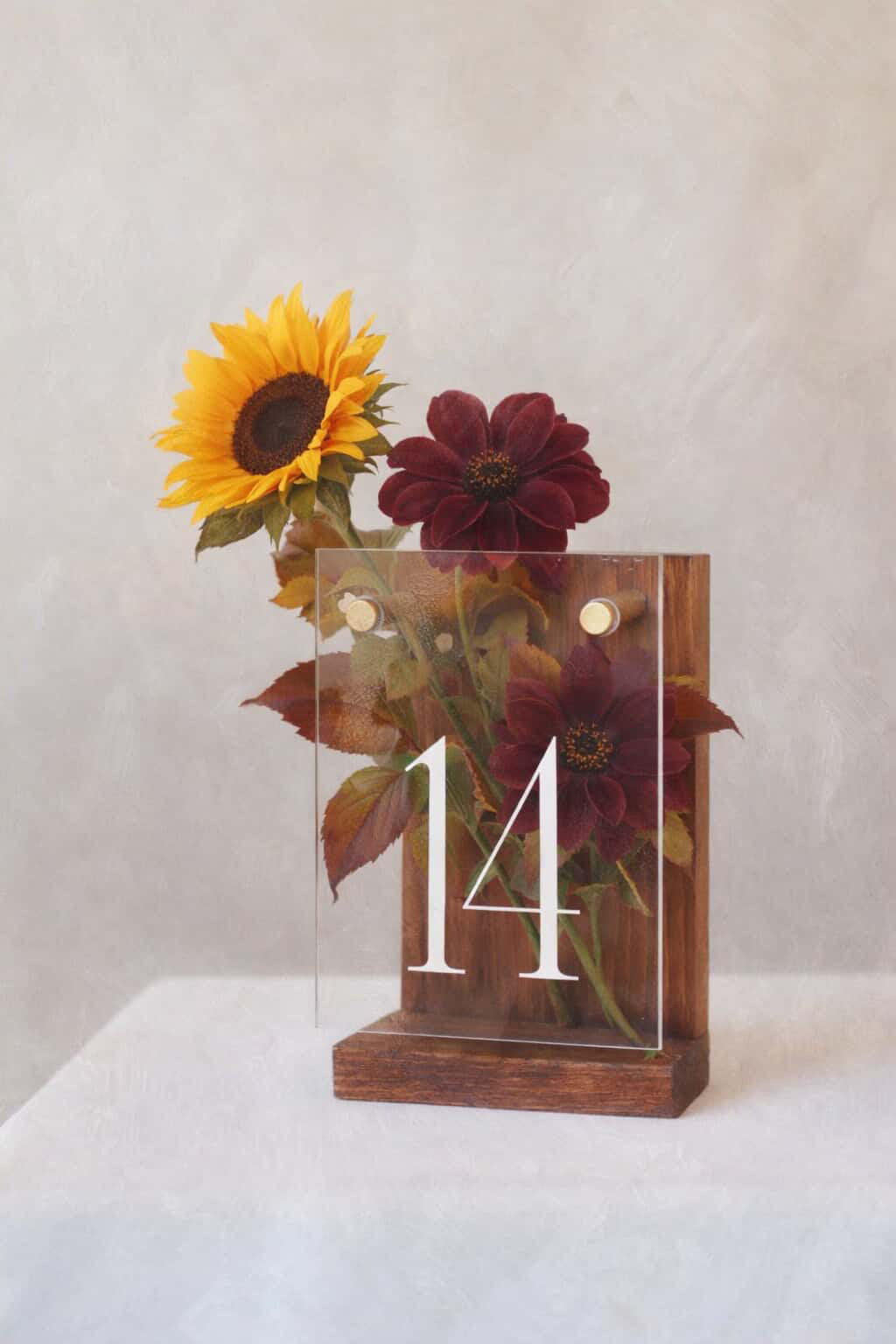 Table Number Clearwood