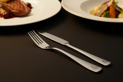 Engraved Silverware Bride & Groom