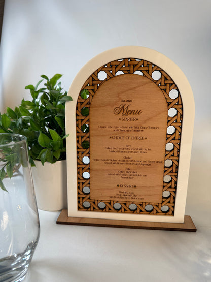 Menu Rattan