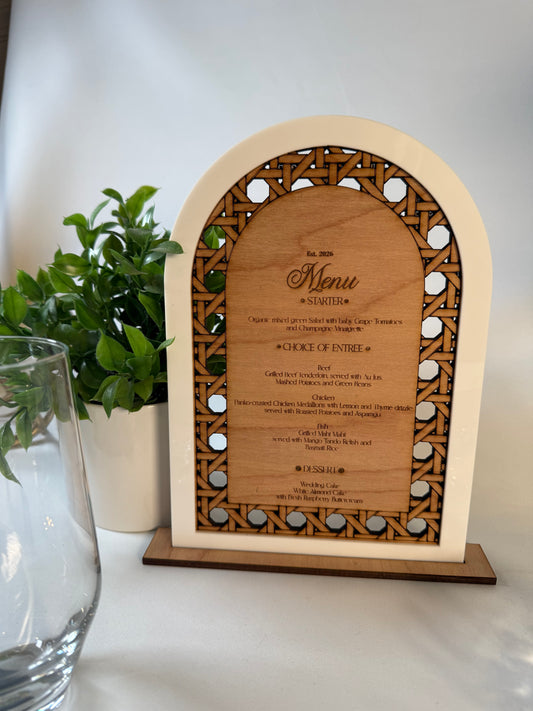 Menu Rattan