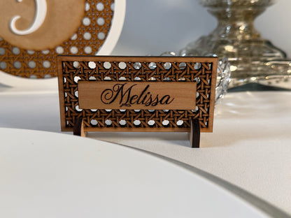 Name Tag Rattan