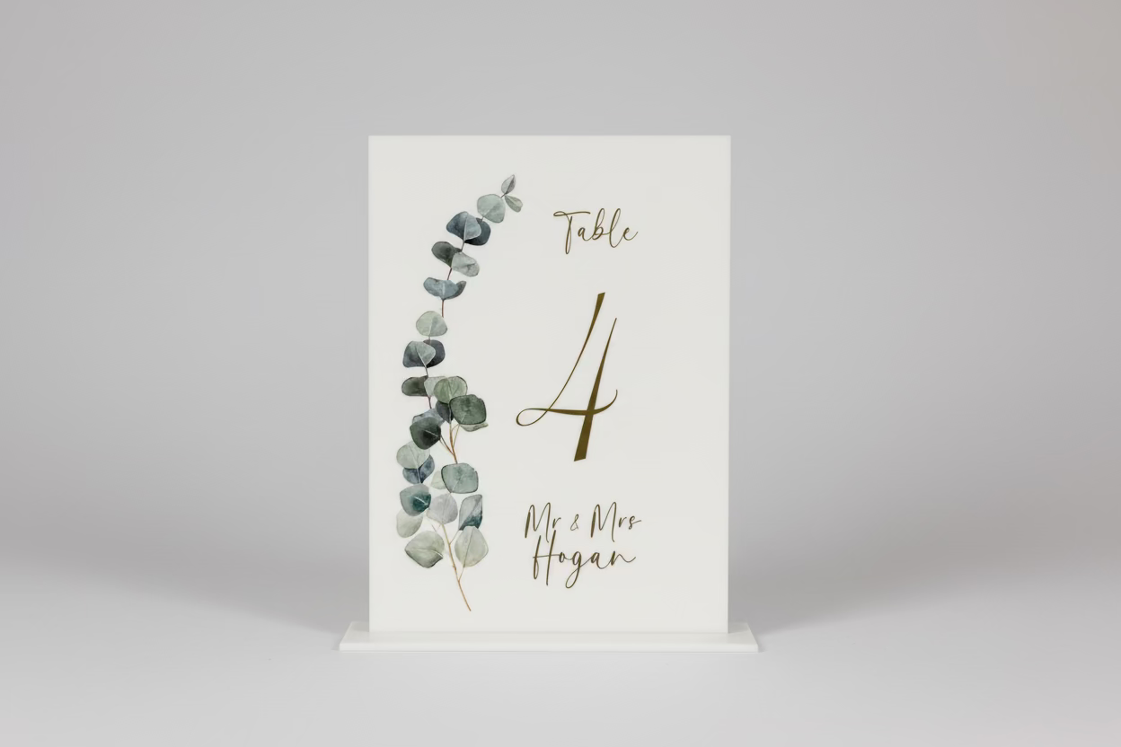 Eucaliptus Table Number