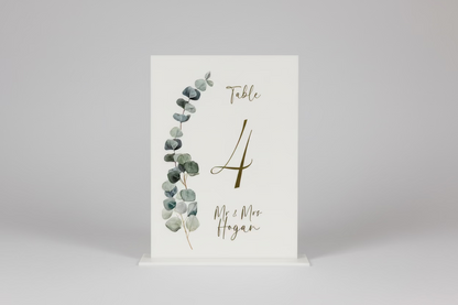 Eucaliptus Table Number