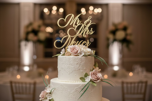 Last Name Cake Topper