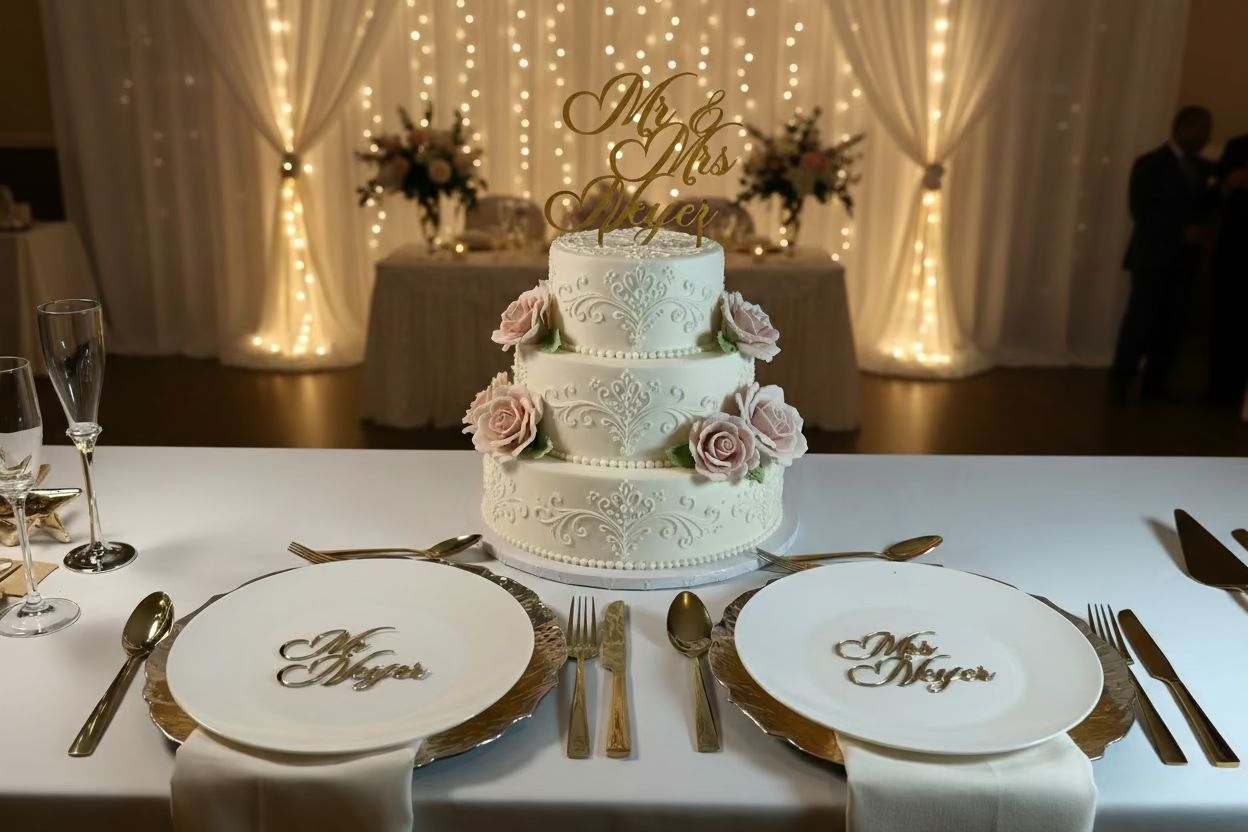 Last Name Cake Topper