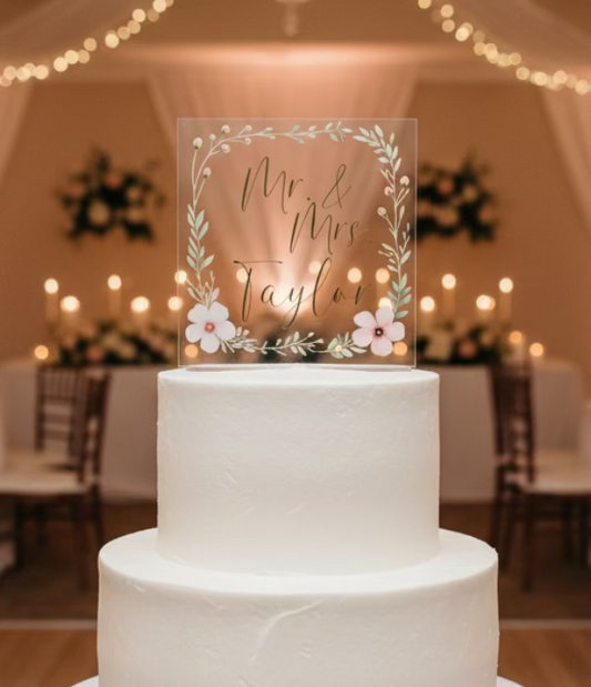 Floating Square Spring Flowers