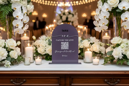 Table number Get Social QR Code