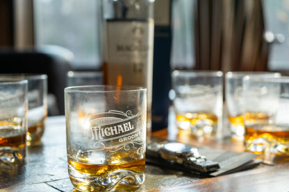 Groomsmen Bourbon/Whiskey Glasses