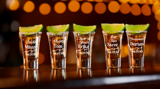 Shot Glasses Bridal Party 2oz