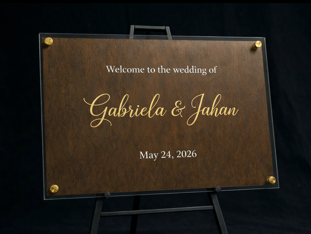 Welcome Sign Clearwood Collection