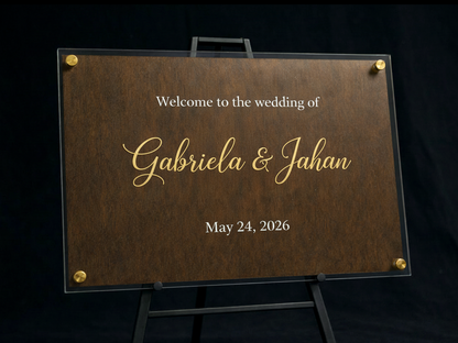 Welcome Sign Clearwood Collection