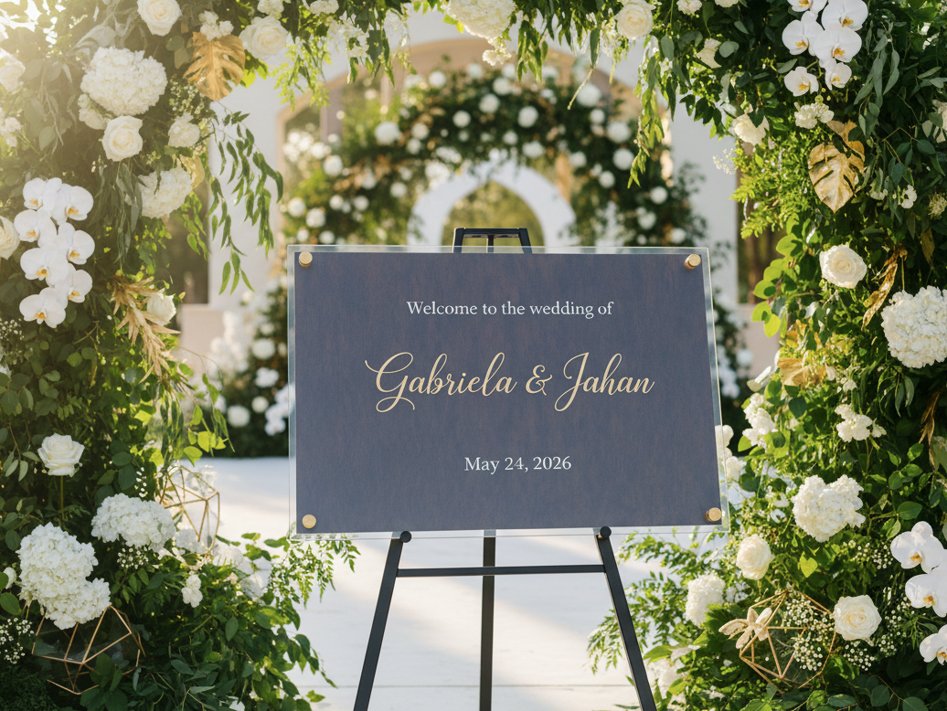 Welcome Sign Clearwood Collection