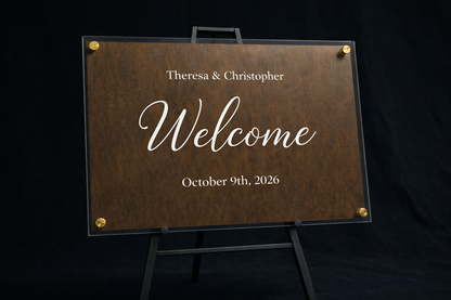 Welcome Sign Clearwood Collection