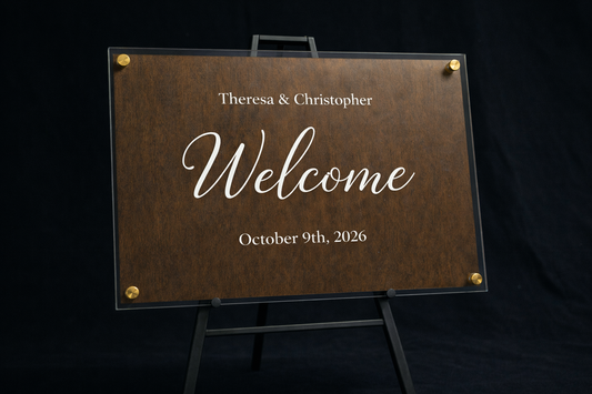 Welcome Sign Clearwood Collection