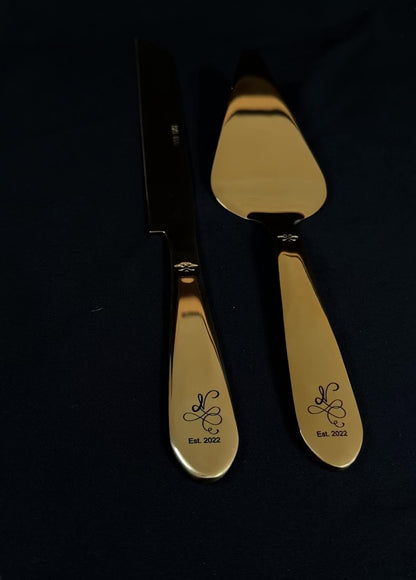 Personalized Cake Serving Set