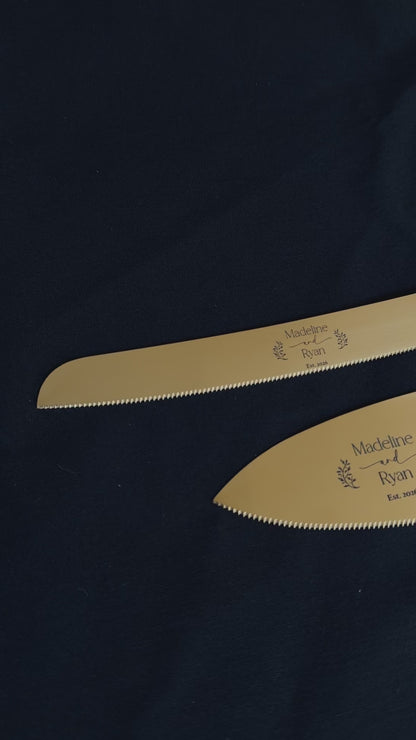 Clear Handle Cake Serving Set